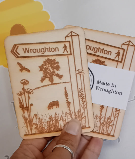 Wroughton Wooden Magnet